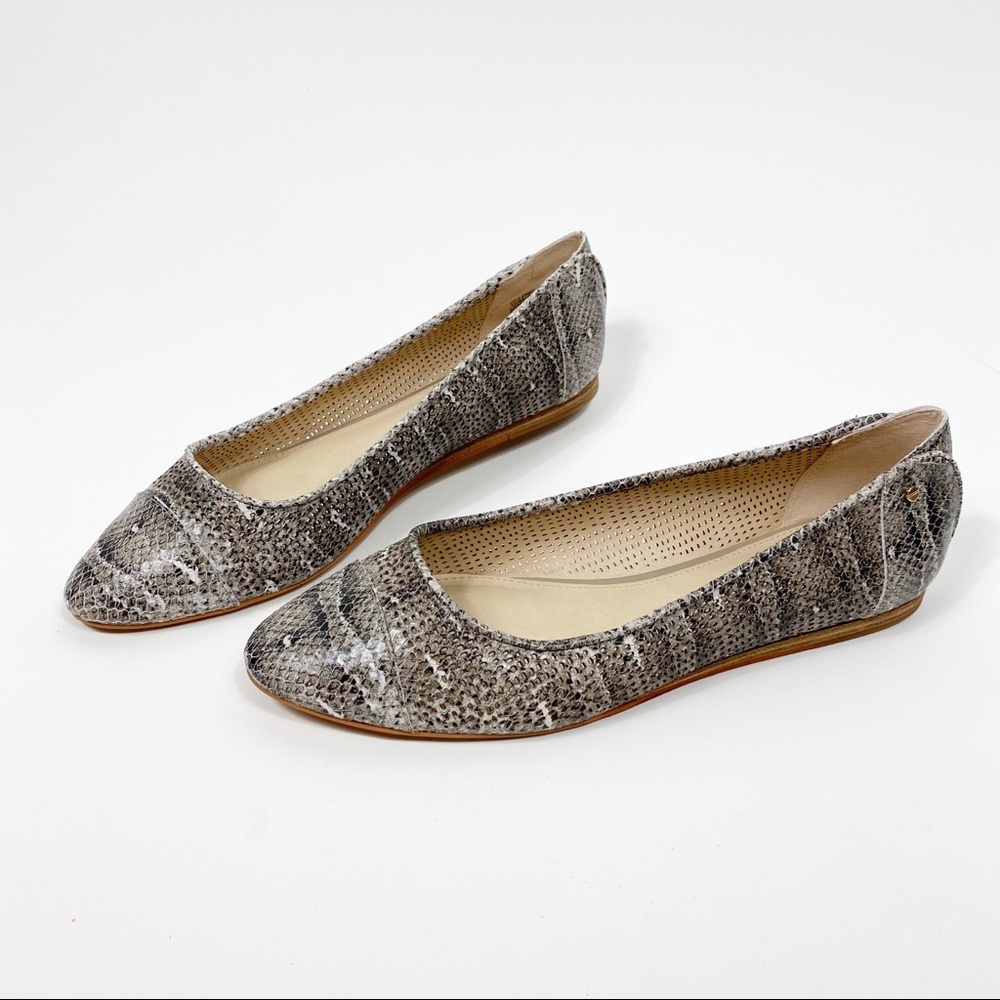 Vince Camuto Women Shoe Size 10 Ballet Flat Snake